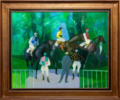 null Camille HILAIRE (1916-2004).

Weighing at the Touque. 

Oil on canvas, signed...