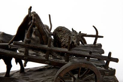 null Evgeni Alexandrovich LANCERAY (1848-1886).

Boeufs tirant un chariot rempli...