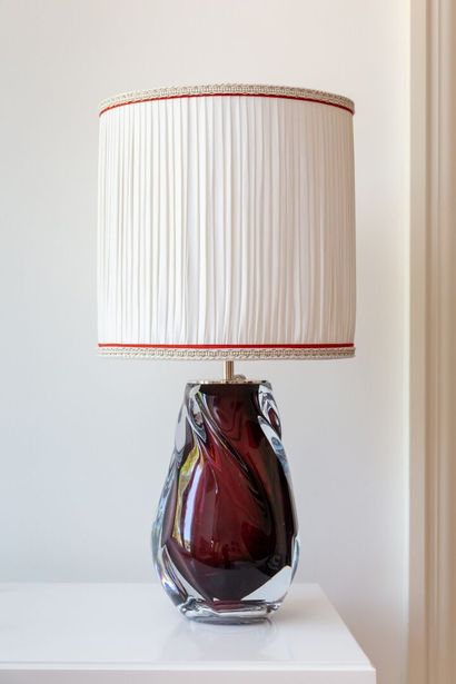 null PORTA ROMANA, Made in Britain.

Pied de lampe modèle "Lava Lamp" en verre à...
