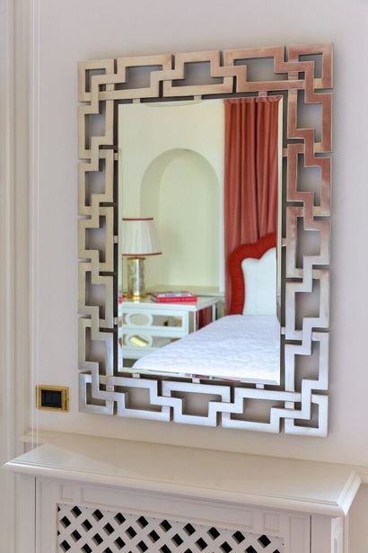  CG DESIGN. Miroir décoratif en bois aspect...