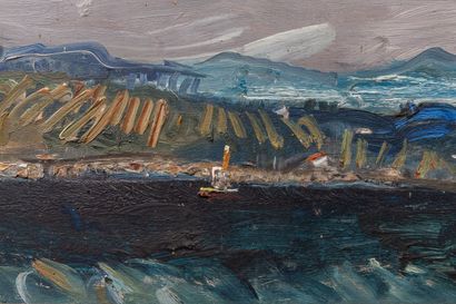 null 
Alexis GRITCHENKO (1883-1977).




Toulon, le cap brun, 1926.




Huile sur...