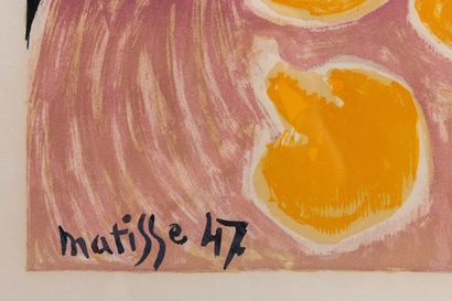 null Henri MATISSE (1869-1954), d'après.

Nice - Travail & Joie, vers 1947.

Affiche...