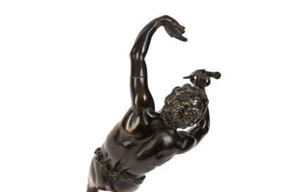 null Eugène Louis LEQUESNE (1815-1887).

Faune dansant.

Bronze à patine brune. 

Cachet...