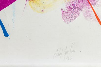 null Paul JENKINS (1923-2012).

Composition.

Lithographie, signée en bas à droite...