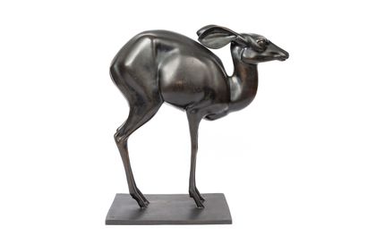 null Christa WINSLOE-HATVANY (1888-1944).

Antilope, vers 1925.

Sculpture en bronze...