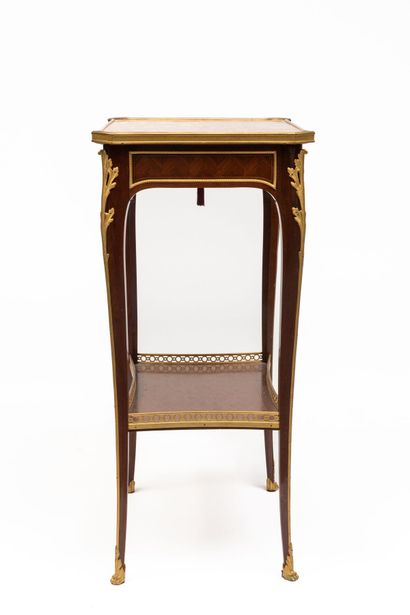 null Paul SORMANI (1817-1877), Paris.

Side table in marquetry and rosewood veneer...