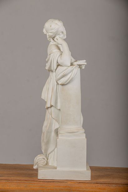 null SÈVRES.

Allegory of the mediation.

Statue in cookie, signed LR for Le Riche.

The...