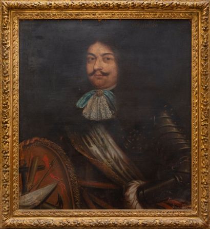  Ecole française du XVIIème siècle. 
Portrait de François de Thiballier, seigneur...