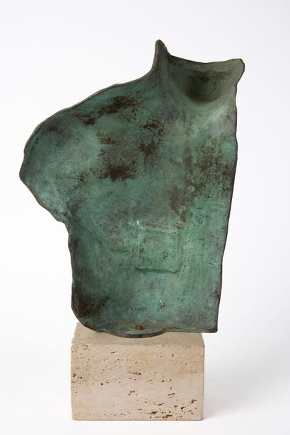 null Igor MITORAJ (1944-2014).

Buste d'Asclepios.

Sculpture en bronze à patine...