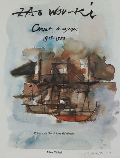 null ZAO Wou-Ki (1920-2013).

Carnets de voyages 1948-1952.

Ed. Albin Michel, Paris,...