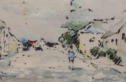 null Abel BERTRAM (1871-1954).

Haystack.

Oil on panel.

H_18,5 cm L_27 cm



We...