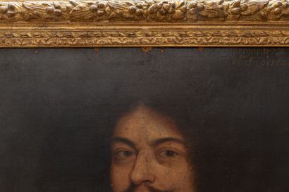  Ecole française du XVIIème siècle. 
Portrait de François de Thiballier, seigneur...