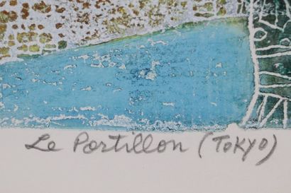 null Shoichi HASEGAWA (né en 1929).

Le portillon (Tokyo).

Aquatinte, signée au...