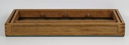 null Adam HOFF and Paul OSTERGAARD Designers.

Wall console forming a coat rack in...