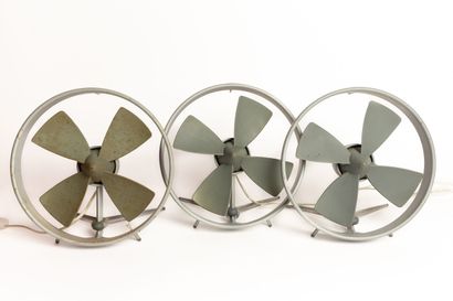 null Suite de six ventilateurs "Propello" by Black Plus Bloom en aluminium, plastique...