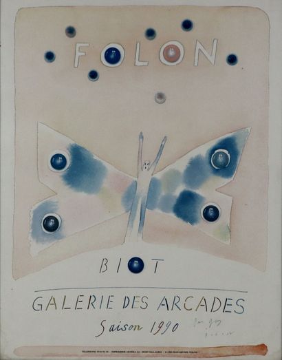 null Jean-Michel FOLON (1934-2005). 

Biot - Galerie des Arcades, 1990.

Affiche...