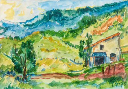 null Gérard BOUYAC (1930-2016).

Paysages de Provence. 

Gouaches sur papier, l'un...