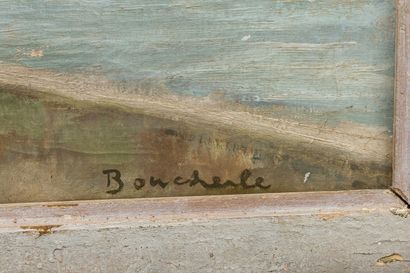 null Pierre BOUCHERLE (1894-1988).

Paris, the quays of the Seine.

Oil on canvas,...