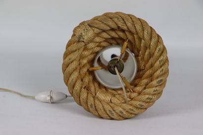 null AUDOUX-MINET, in the taste of.

Lamp to be posed out of braided cord. 

H_25...