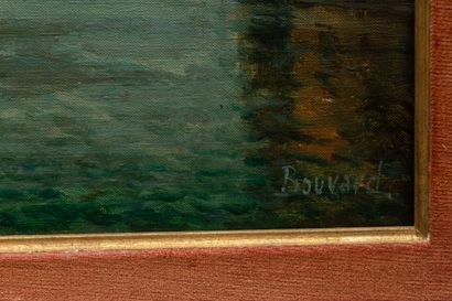 null Georges-Noël BOUVARD (1912-1972). 
Canal de Venise. 
Huile sur toile, signée...