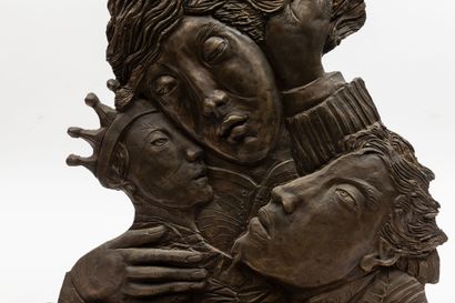 null Jean-Pierre CEYTAIRE (né en 1946).
L'Enfant Roi.
Sculpture en bronze à patine...
