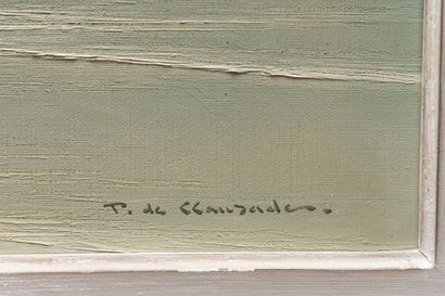 null Pierre DE CLAUSADE (1910-1976).
Arcachon.
Huile sur toile, signée en bas à droite.
H_54...