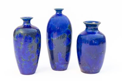 Serafino FERRARO (1939-2017). 
Three ceramic...