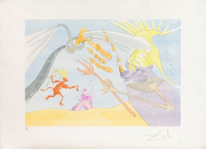 null Salvador DALI (1904-1989).
The Bestiary of La Fontaine Dalinized.
Complete set...