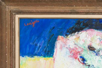 null Bernard LORJOU (1908-1986).
The Stingray.
Oil on canvas, signed upper left.
H_80,5...