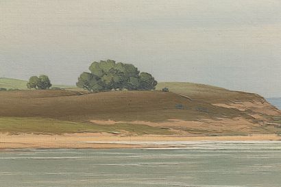 null Pierre DE CLAUSADE (1910-1976).
Arcachon.
Oil on canvas, signed lower right.
H_54...