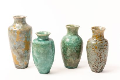 Serafino FERRARO (1939-2017). 
Four ceramic...