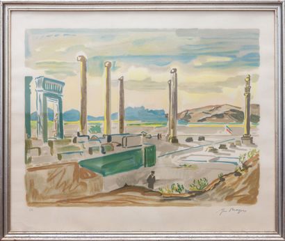 Yves BRAYER (1907-1990).
Ruines antiques...