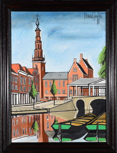 null Bernard BUFFET (1928-1999). 
Leiden (Holland), 1985. 
Oil on canvas, signed...