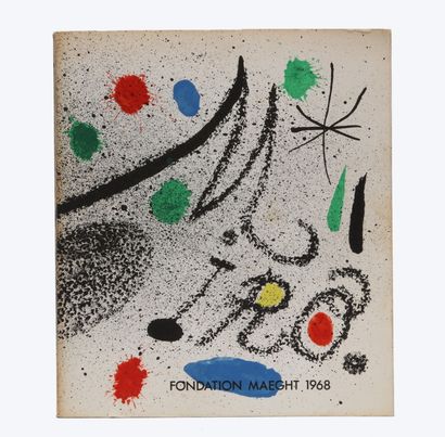  MIRO (Joan, ill.)
Miró. 
Catalogue d'exposition consacré à l'artiste, Fondation... Gazette Drouot