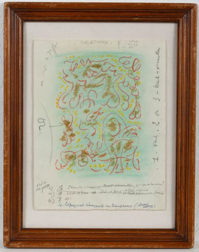 André MASSON (1896-1987).
Project for 