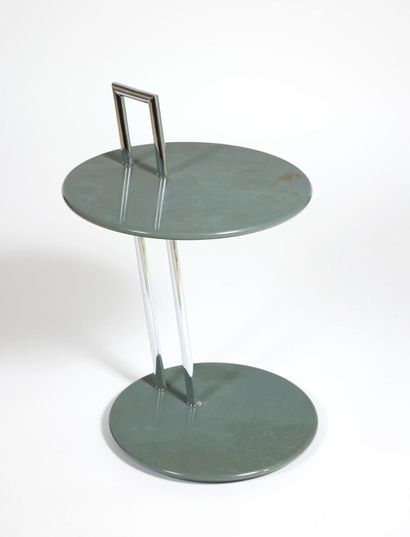  Eileen GRAY (1878-1976) pour CLASSICON, éditeur. 
Table modèle « Occasional table... Gazette Drouot