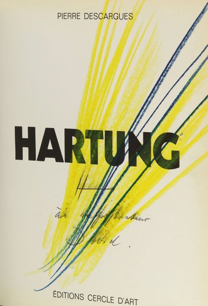  Hans HARTUNG (1904-1989).
Composition.
Dessin au pastel, signé au centre, réalisé... Gazette Drouot