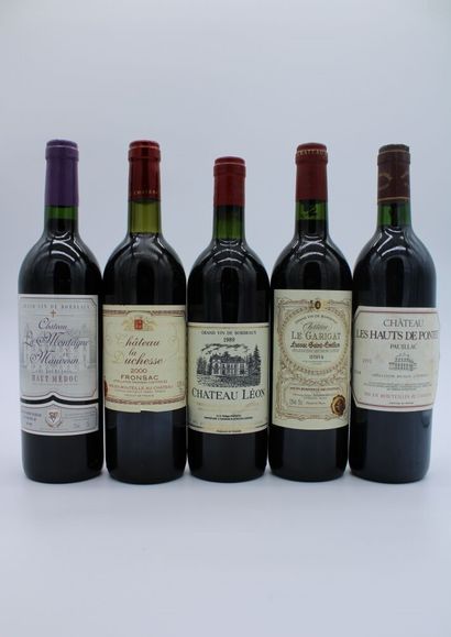 null Assortiment de bordeaux

-Château la Montagne de Mauvesin, 1998, 6 bouteilles;...