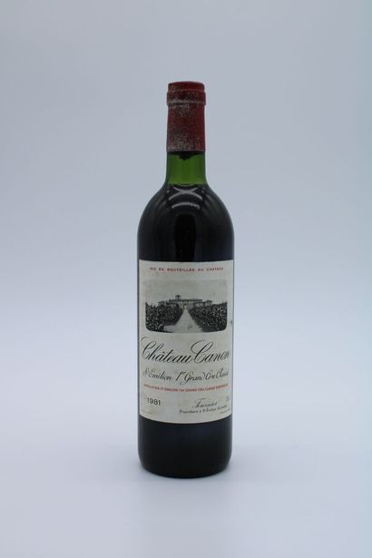 Château Canon, 1981, 8 bouteilles, Étiquettes...