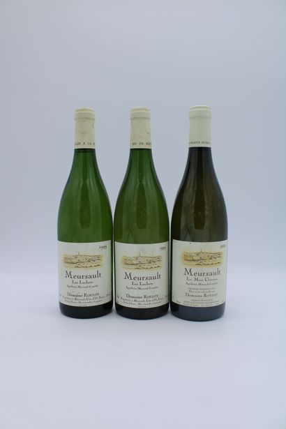 null Domaine Roulot

Meursault Les Luchets1999, deux bouteilles

Meursault Les Meix...