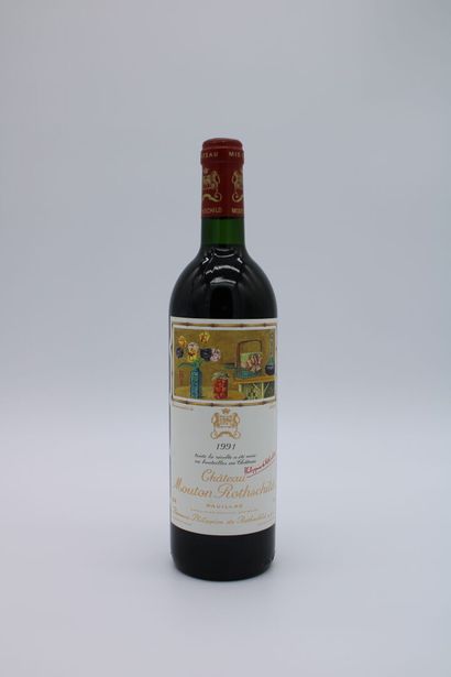 null Château Mouton-Rothschild 1991, une bouteille