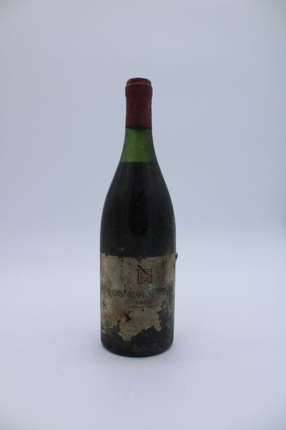 null Vosne-Romanée 1962, Domaine René Engel, niveau 3.7 cm, étiquette partielle