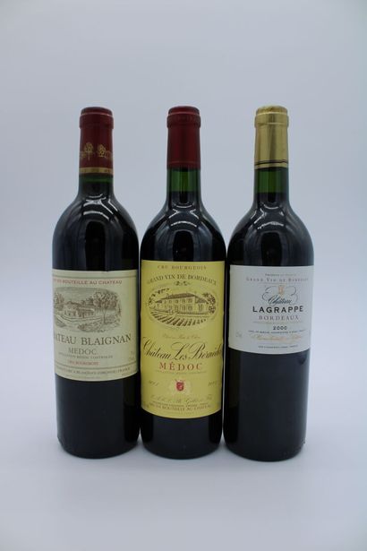 null Assortiment de bordeaux

-Château les Bernèdes, 2001, Cru Bourgeois, 23 bouteilles;...