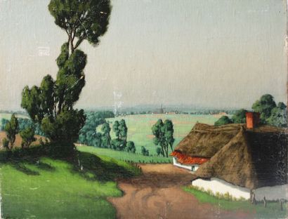 Franz COPPENS (1895 - 1975), Country landscape,...