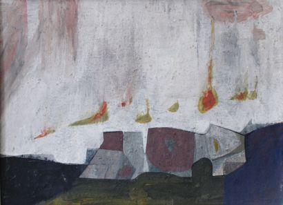 Jaques BERGER (1902-1977), Composition, oil...