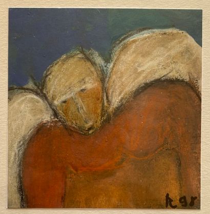 Ruth VETTERLI (XX-XXI c.), Angel, pastel...