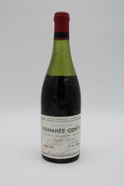 null Romanée-Conti 1955 Domaine de la Romanée-Conti, une bouteille, niveau 7 cm,...