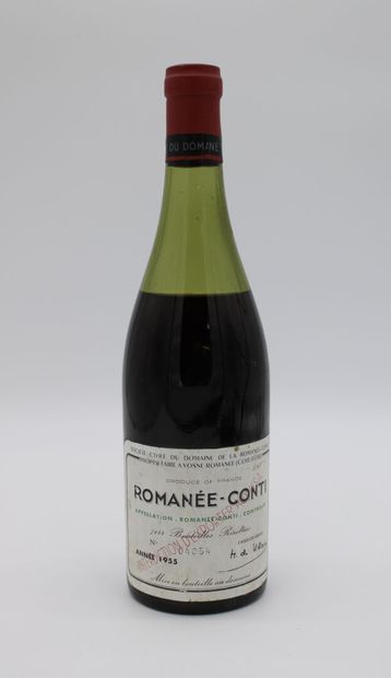 null Romanée-Conti 1955, Domaine de la Romanée-Conti, une bouteille, niveau 7 cm,...