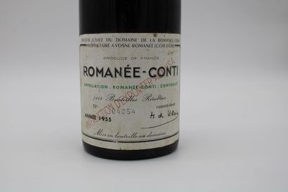 null Romanée-Conti 1955, Domaine de la Romanée-Conti, une bouteille, niveau 7 cm,...