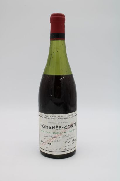 null Romanée-Conti 1955 Domaine de la Romanée-Conti, une bouteille, niveau 7 cm,...